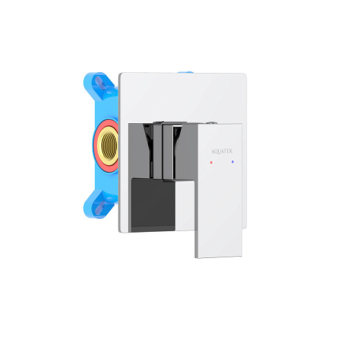 Смеситель Aquatek AQ1666CR Либра для душа (внешняя и скрытая часть), хром Смеситель Aquatek AQ1666CR Либра для душа (внешняя и скрытая часть), хром