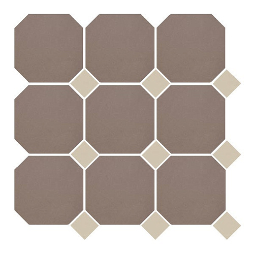 Неглазурованный керамогранит TOPCER Field Material 4429OCT01/1C_CoffeeBown DOT Beige купить недорого в интернет-магазине Керамос