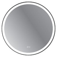 Зеркало Cezares CZR-SPC-CADRO-700-LED-TCH-WARM Cadro 70,7х70,7 см, со встроенной подсветкой, черный