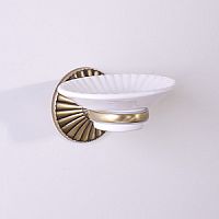 TW Rerto Opal Мыльница керамическая, цвет держателя бронза,TWOP106br