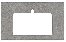 Столешница Kerama Marazzi PL2.DL500920R\80 Plaza для раковин, встраиваемых сверху, 80 см, Фондамента/серый камень