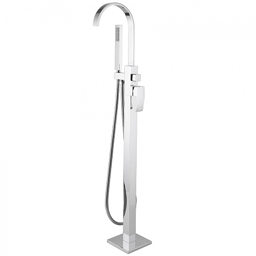 Смеситель ABBER AF8615 Wasserfall для ванны, напольный, хром Смеситель ABBER AF8615 Wasserfall для ванны, напольный, хром