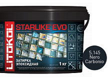 Эпоксидная затирка Litokol Starlike EVO S145 (1кг) NERO CARBONIO