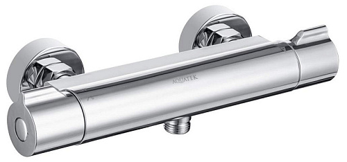 Смеситель Aquatek AQ1063CR Вега термостатический для душа, хром Смеситель Aquatek AQ1063CR Вега термостатический для душа, хром