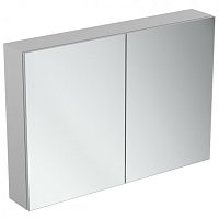 Зеркальный шкафчик Ideal Standard T3498AL Mirror&Light, 100х70 см, Aluminium Effect (алюминий) Зеркальный шкафчик Ideal Standard T3498AL Mirror&Light, 100х70 см, Aluminium Effect (алюминий)