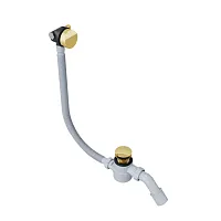 Слив-перелив для ванны Excellent ARIN.3410GL Hover с наполнением, золото