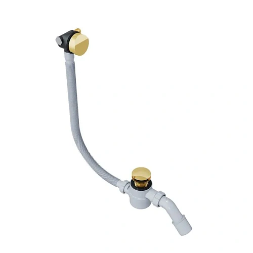 Слив-перелив для ванны Excellent ARIN.3410GL Hover с наполнением, золото