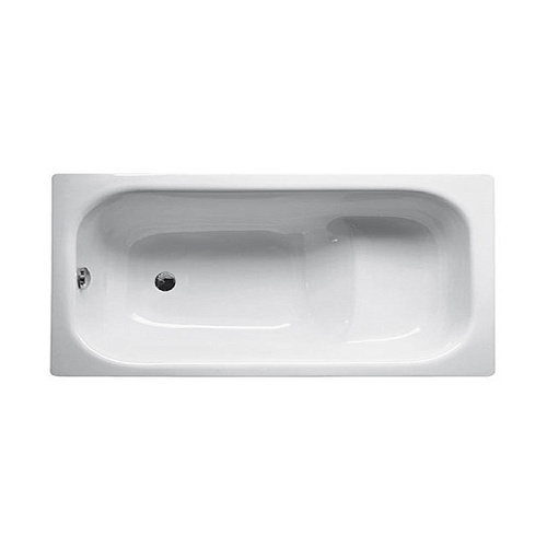 Ванна Bette 1060-000 PLUS BASIC со ступенькой-сиденьем c покрытием GLASUR PLUS цвет белый, 118х73х42 снят с производства