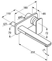 Смеситель для раковины Kludi E2 492450575_черный_матовый
