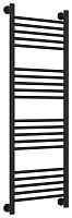 Полотенцесушитель водяной Сунержа 31-0220-1240 Богема+ прямая 1200х400 мм, матовый черный