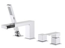 Смеситель Aquatek AQ1648CR Либра  на борт ванны на 4 отв., хром