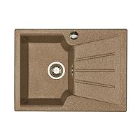 Мойка для кухни Акватон 1A716032MC270 Монца 68х50 см, с крылом, терракотовая