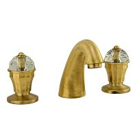 Смеситель Migliore 30859 Prestige Crystal для раковины, бронза