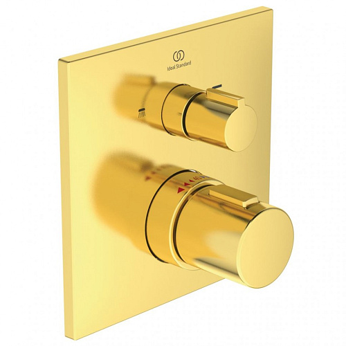 Смеситель Ideal Standard A7522A2 Ceratherm C100 для ванны/душа индивидуальный, Brushed Gold (шлифованное золото)