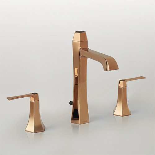 Смеситель для раковины Cisal CF0010607C Cherie , цвет золото,черный матовый Смеситель для раковины Cisal CF0010607C Cherie , цвет золото,черный матовый