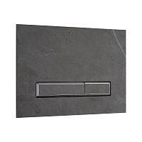 Смывная клавиша KKPol 350/PPK/413-00-03 Vitrum Grande V1 для инсталляции, Quartz, Pietra Grey