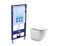 Инсталляция с подвесным унитазом Aquatek Гелиос SET AQUATEK ГЕЛИОС