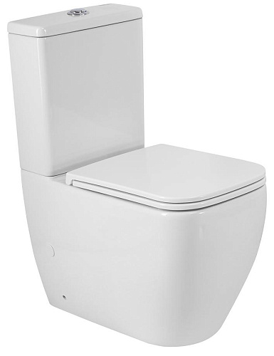 Унитаз напольный с сиденьем BelBagno SFERA-TR BB2197CP-TOR/SC