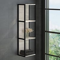 Шкаф-полупенал Comforty 00004148024 Дюссельдорф подвесной 35х110 см, черный Шкаф-полупенал Comforty 00004148024 Дюссельдорф подвесной 35х110 см, черный