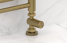 Вентиль Сунержа 051-1401-1234 прямой, (цилиндр) G 1/2" НР х G 3/4" НГ, состаренная латунь