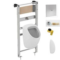 Комплект 7 в 1 Ideal Standard E567101L1 Connect Prosys: писсуар + инсталляция для монтажа + перегородка для писсуара + сифон для писсуара + настенная панель + электроника для писсуара + соединительный комплект, Euro White (евробелый) Комплект 7 в 1 Ideal Standard E567101L1 Connect Prosys: писсуар + инсталляция для монтажа + перегородка для писсуара + сифон для писсуара + настенная панель + электроника для писсуара + соединительный комплект, Euro White (евробелый)