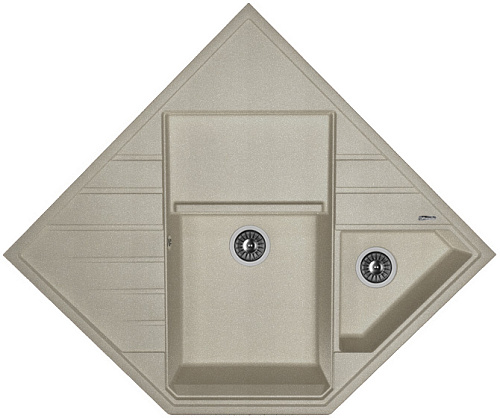 Мойка для кухни Florentina 20.375.J0900.305 Бомбей 90х90 см, с крылом, серая Мойка для кухни Florentina 20.375.J0900.305 Бомбей 90х90 см, с крылом, серая снят с производства