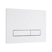 Смывная клавиша KKPol 350/PSM/010-00-00 Vitrum Metal для инсталляции Slim, белый матовый