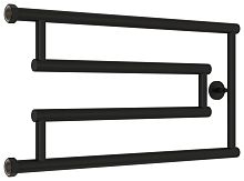 Полотенцесушитель водяной Сунержа 31-4051-3265 High-Tech Model G+, 320х650 мм, матовый черный