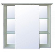 Зеркальный шкаф Loranto CS00046071 Модерн, 80х82 см, белый