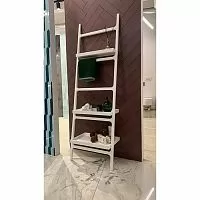 Knief 0600-201-01 Rails  Лестница-вешалка с полками 60х36х180 см, цвет white mat  купить недорого в интернет-магазине Керамос