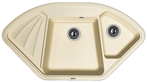 Мойка для кухни Florentina 20.185.J1060.202 Капри 106х58 см, с крылом, шампань снят с производства