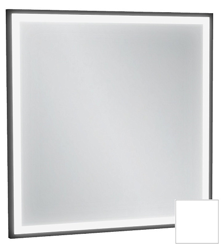 Зеркало Jacob Delafon EB1433-F30 Allure & Silhouette, 60 х 60 см, с подсветкой, рама белый сатин купить недорого в интернет-магазине Керамос