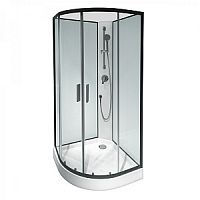 Душевая кабина AM.PM W85C-001-090GT Joy, 90х90 см без гидромассажа, прозрачная/профиль графитовый