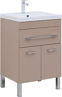 Тумба с раковиной Aquanet 00308386 Верона, 58х48 см, коричневая