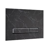 Смывная клавиша KKPol 350/PPK/410-00-03 Vitrum Grande V1 для инсталляции, Quartz, Nero Greco