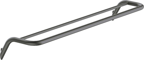 Держатель Deante ADI_D631 Silia для полотенец, двойной, Titanium (титан) купить недорого в интернет-магазине Керамос