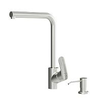 Смеситель AM.PM F8005D11 Like, для кухни с диспенсером, сатин