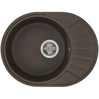 Мойка для кухни Акватон 1A711232CS280 Чезана 57х44 см, с крылом, кофе Мойка для кухни Акватон 1A711232CS280 Чезана 57х44 см, с крылом, кофе