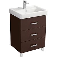 Тумба Акватон 1A1689K1AM430 Америна с раковиной, 60х48 см, темно-коричневый