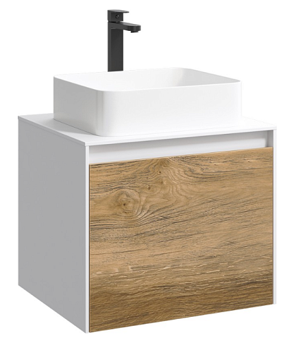 Тумба под раковину Aqwella Mobi MOB0106W+MOB0706DB купить недорого в интернет-магазине Керамос