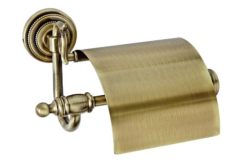Держатель Boheme 10601 Medici для туалетной бумаги с крышкой, бронза купить недорого в интернет-магазине Керамос