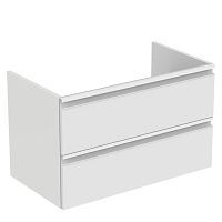 Тумба Ideal Standard T0051OV Tesi для раковины 80х44 см, подвесная, Gloss White (белый глянцевый/ручка - белый матовый) Тумба Ideal Standard T0051OV Tesi для раковины 80х44 см, подвесная, Gloss White (белый глянцевый/ручка - белый матовый)