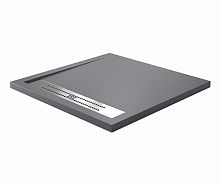 Душевой поддон WasserKRAFT 84T03 Wiese 84T 90х90 см, серый Душевой поддон WasserKRAFT 84T03 Wiese 84T 90х90 см, серый
