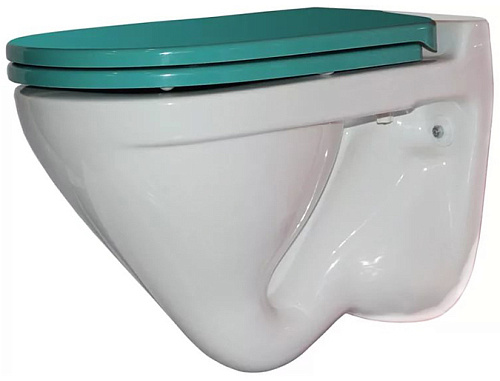 Унитаз Sanita Luxe ATCSLWH0112 Attica Color Sea SL УП подвесной 35х50 см, с сиденьем, белый