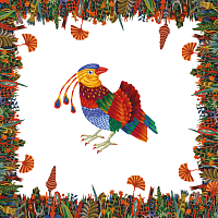 Декоративный элемент (плитка) IMOLA CERAMICA Ovchinnikov2016 РайскаяПтичка3