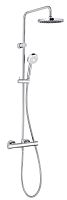 Душевая система Kludi 6809405-00 Logo DUAL SHOWER SYSTEM с термостатом, хром