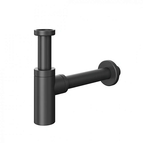 Сифон Kerama Marazzi A400BLACK для умывальника цельнометаллический, черный Сифон Kerama Marazzi A400BLACK для умывальника цельнометаллический, черный
