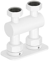 Модуль Сунержа 30-1539-3434, 2х3/4" прямой EU50, матовый белый