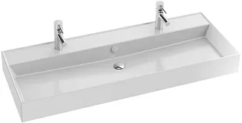 Керамическая раковина Jacob Delafon EXBK112-00 Vivienne 120х46 см, белая