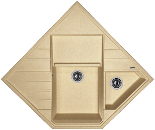 Мойка для кухни Florentina 20.375.J0900.104 Бомбей 90х90 см, с крылом, бежевая Мойка для кухни Florentina 20.375.J0900.104 Бомбей 90х90 см, с крылом, бежевая снят с производства